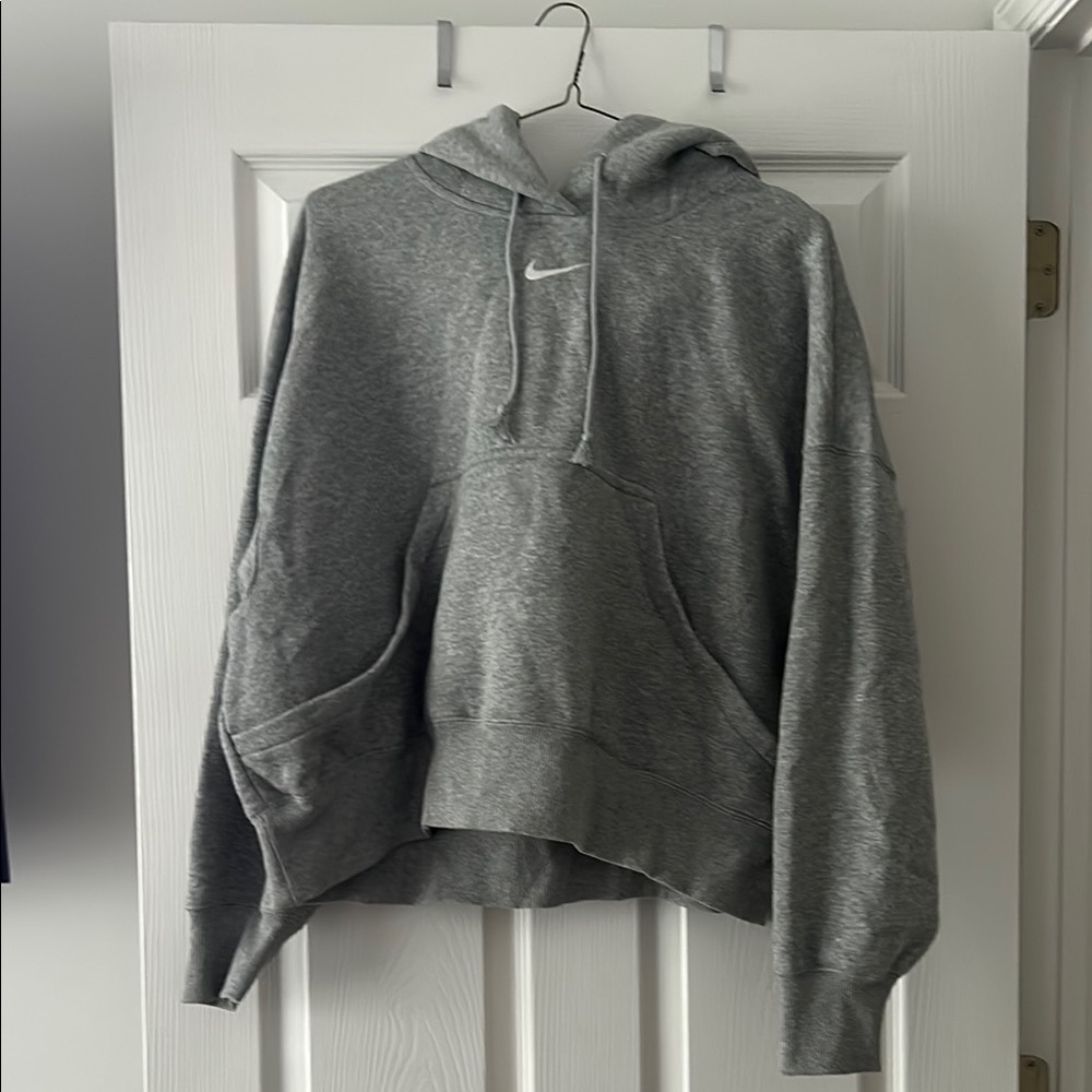 Nike Heather Gray Pullover Hoodie